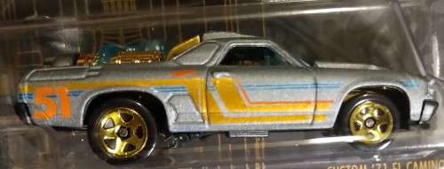 Mattel HOT WHEELS / HOTWHEELS - Satin and Chrome Custom 71` El Camino