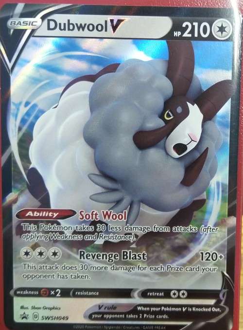 POKEMON CARDS - Dubwool V - SWSH049 -Black Star Promo