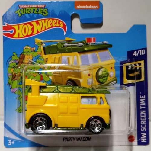 HOT WHEELS HOTWHEELS - DIE CAST - TMNT TEENAGE MUTANT NINJA TURTLES - PARTY WAGON