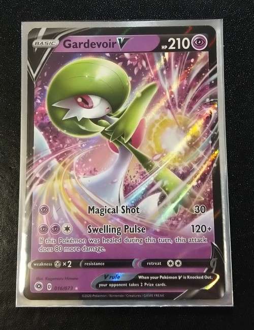 POKEMON CARDS - Gardevoir V - 016/073 - Ultra Rare Champion`s Path Singles