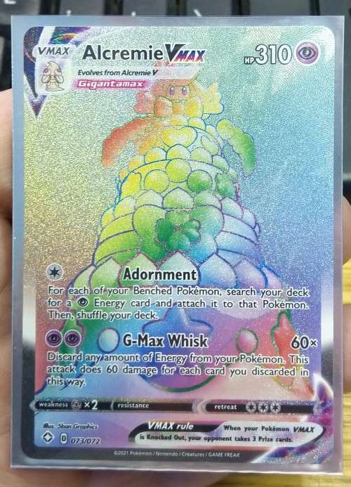 POKEMON CARDS - Alcremie VMAX - 73/72 - Hyper Rare Shining Fates Singles*
