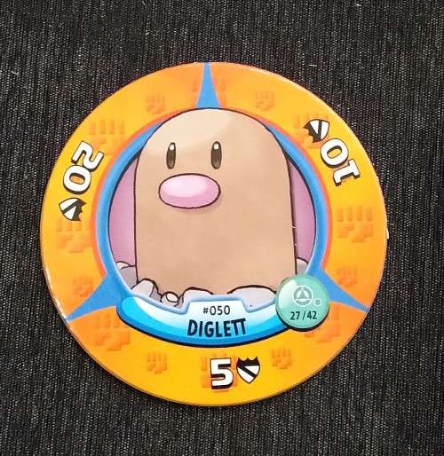 POKEMON 2011 BATTLE DISCS - DIGLETT 27/42