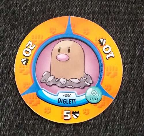 POKEMON 2011 BATTLE DISCS - DIGLETT 27/42