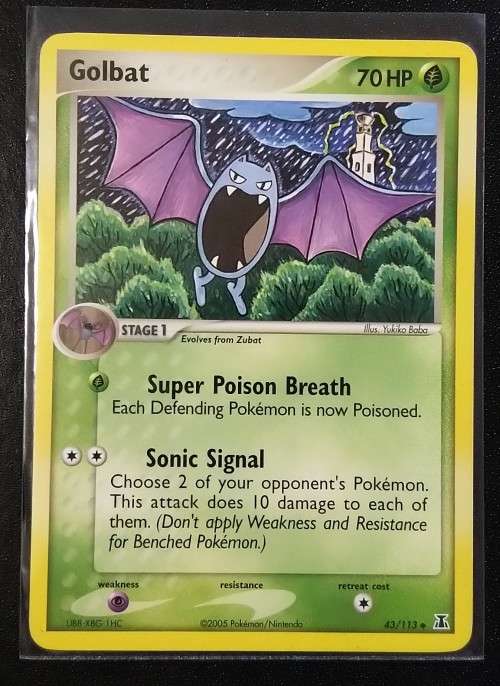 POKEMON CARDS - Golbat - 43/113 -  Ex Delta Species Singles