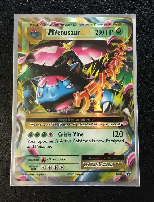 POKEMON CARDS - M Venusaur EX - 2/108 - Ultra Rare XY - Evolutions Singles