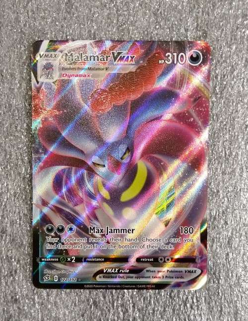 POKEMON CARDS - Malamar VMAX - 122/192 - Ultra Rare Sword and Shield - Rebel Clash Singles