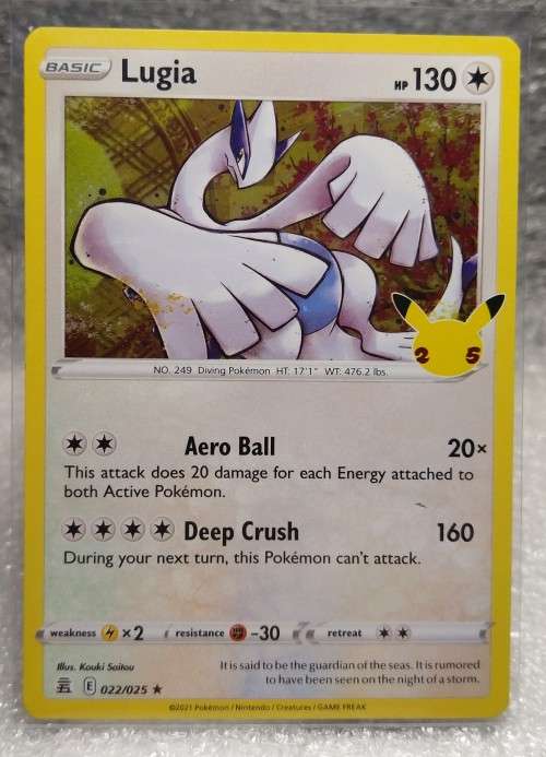 POKEMON TRADING CARDS - TCG - Lugia - 22/25 - Holo Rare - Celebrations