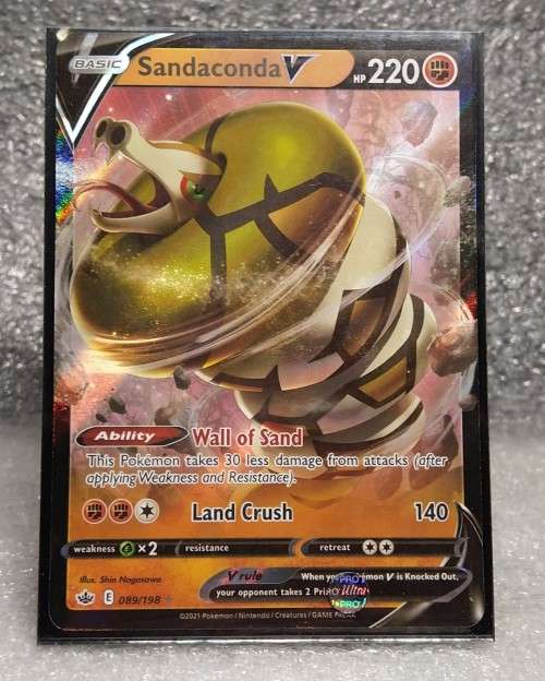 POKEMON TRADING CARDS - TCG - Sandaconda V - 089/198 - Ultra Rare - Chilling Reign