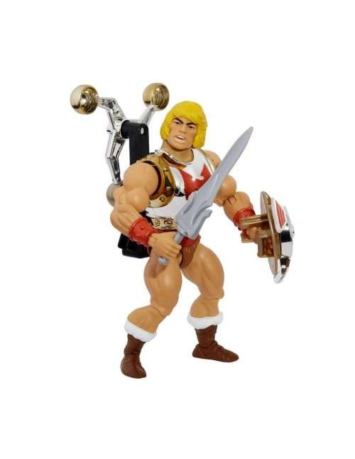 MATTEL EURO IMPORT - MOTU - MASTERS OF THE UNIVERSE - FLYING FISTS HE-MAN DELUXE SET (SEALED)