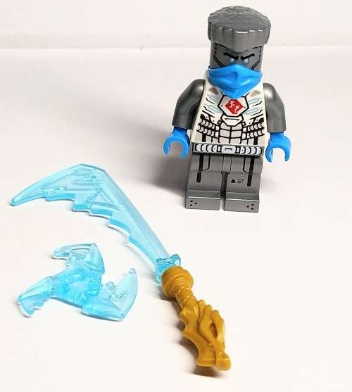 Lego - Ninjago - Zane - with Shuriken and Dragon Sword acc