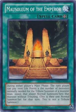 Yugioh TCG - Mausoleum of the Emperor - BP02-EN149 - Common Unlimited- War of the Giants