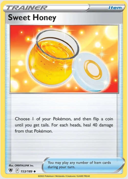 POKEMON TRADING CARDS - TCG - Sweet Honey - 153/189 - Astral Radiance Singles