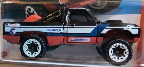 HOTWHEELS / HOT WHEELS - DIE CAST VEHICLES - 87` DODGE D100TRUCK -  RARE TREASURE HUNT