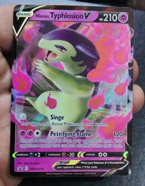 POKEMON CARDS - TCG - Hisuian Typhlosion V - SWSH237 - Promo