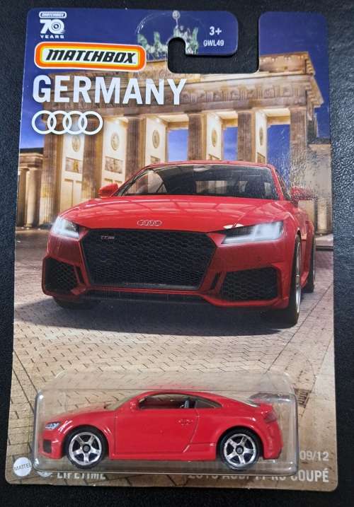 Matchbox - 70th Anniversary - Germany - 2019 Audi TT RS Coupe 1:64
