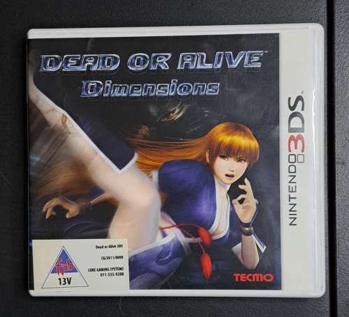 Nintendo 3DS Video Game - Dead Or Alive - Dimensions