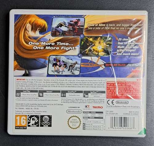 Nintendo 3DS Video Game - Dead Or Alive - Dimensions