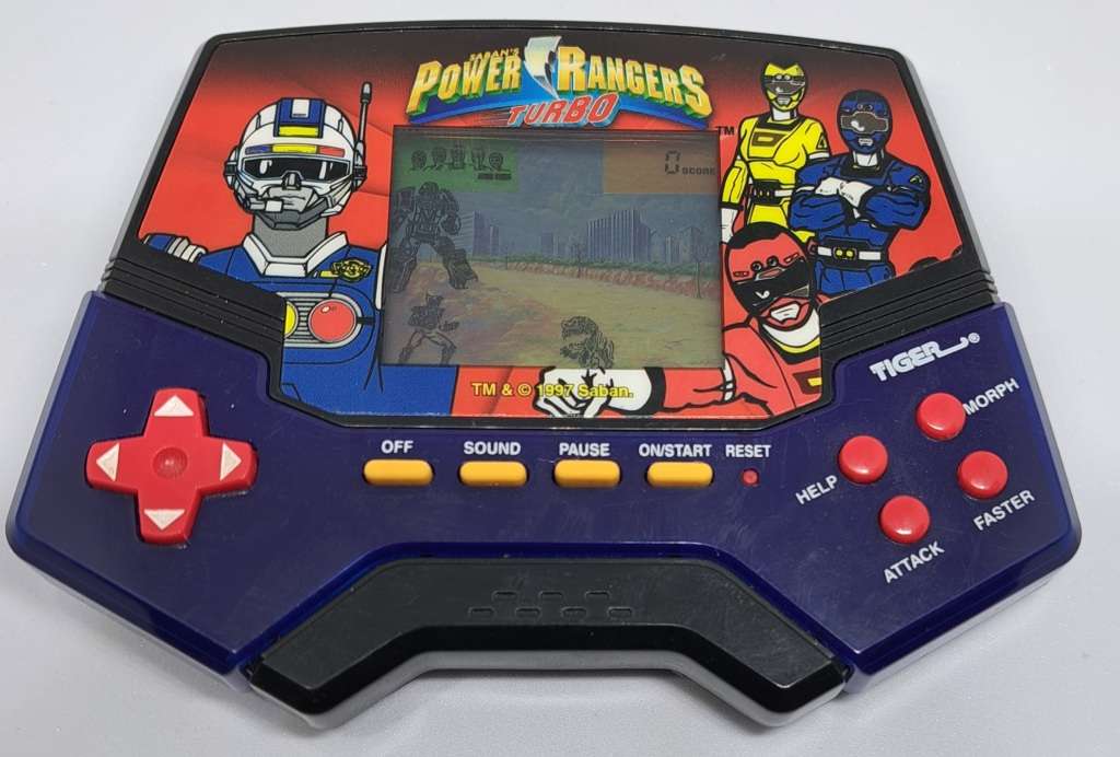 1997 SABAN/Tiger Electronics - Power Ranger Turbo - Handheld Game Console - Works Great