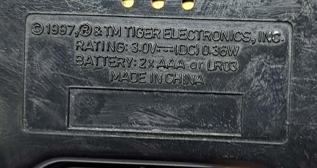 1997 SABAN/Tiger Electronics - Power Ranger Turbo - Handheld Game Console - Works Great