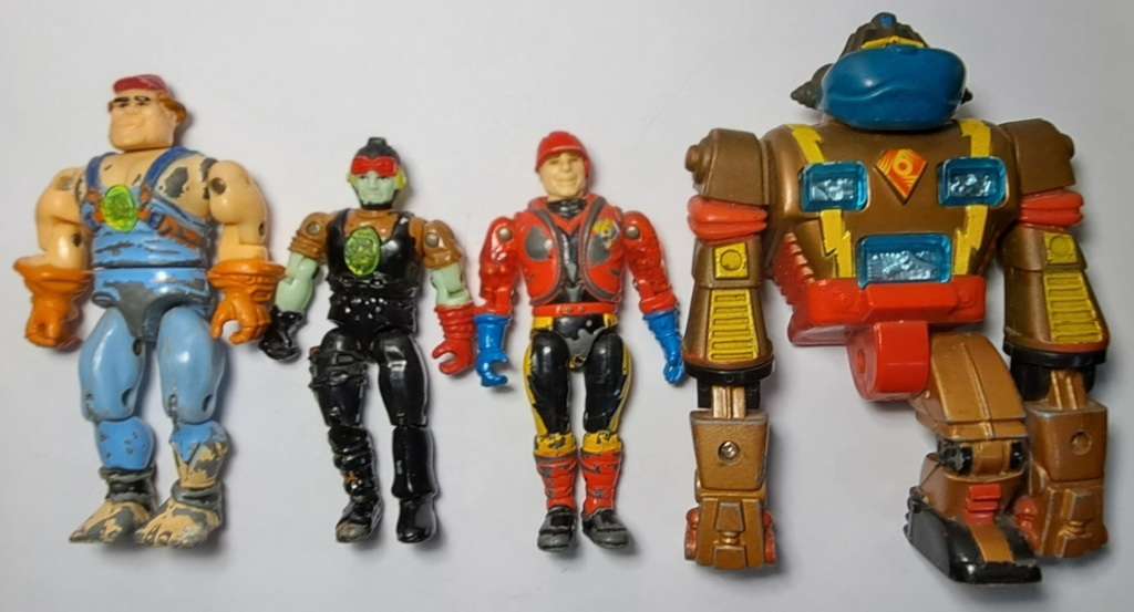 1986 LJN - Bionic Six -  Die Cast Figure Bundle!