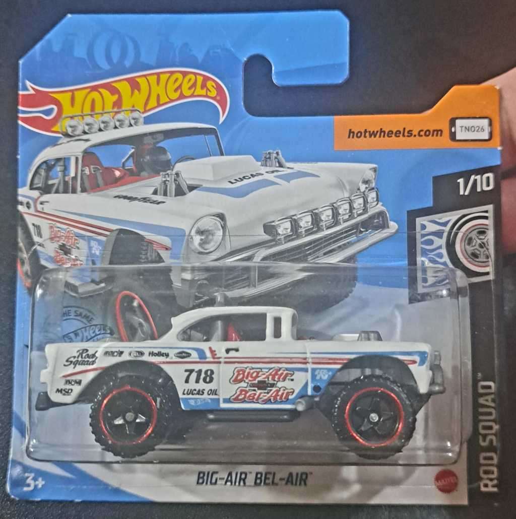 Hot Wheels - Big-Air Bel-Air - White - Die Cast 1:64