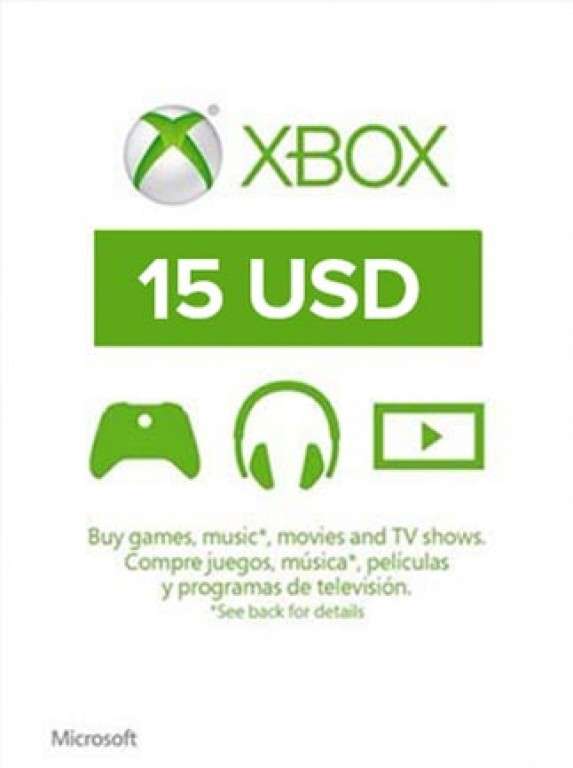 Xbox Live 15 USD Prepaid Top Up *Email Delivery of Code*