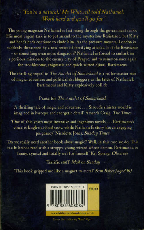 [B:2:S]-The Golem's Eye. Book II of the Bartimaeus Trilogy. - Jonathan Stroud