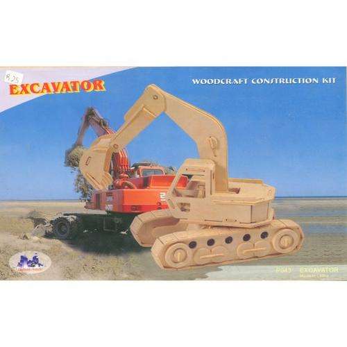 Woodcraft Construction Kit - Excavator