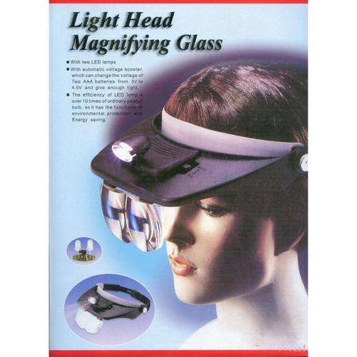 Light Head Magnifying Glass