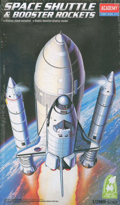 [PM:AC:P]-Academy - Space Shuttle & Booster rockets 1:288