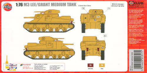 [PM:AF:A]-AirFix - M3 Lee/Grant Medium Tank - 1:76