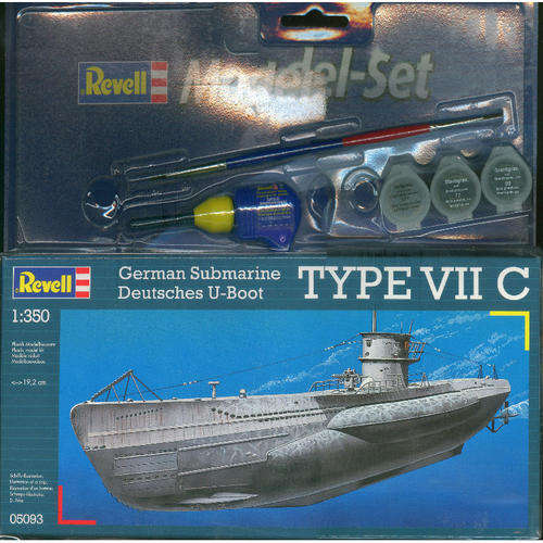 [PM:RV:S]-Revell - German Submarine TYPE VII 1:350 Model Set