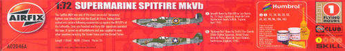 [PM:AF:P]-Airfix - Supermarine Spitfire MkVb - 1:72