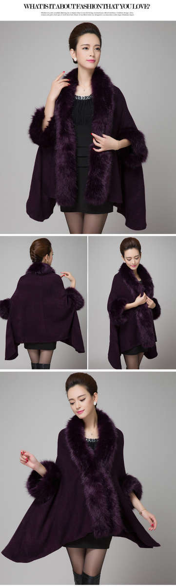 Cardigan jacket Women Winter Shawl Capes