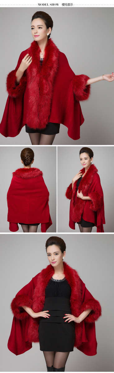 Cardigan jacket Women Winter Shawl Capes