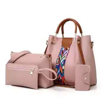 Ladies handbags 4 pieces set