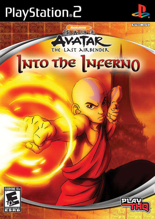 Avatar the legend of aang into the inferno PS2
