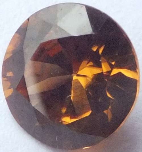 SPARKLING ORANGE ZIRCON - 6mm