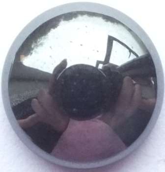 HEMATITE ROUND CABOCHON - 10 mm