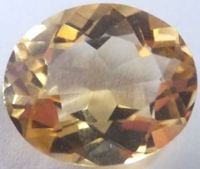3.1CT NATURAL UNHEATED CITRINE FROM BRAZIL - 11 x 9mm oval