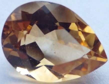 1.75CT NATURAL UNHEATED CITRINE FROM BRAZIL - PEAR SHAPE