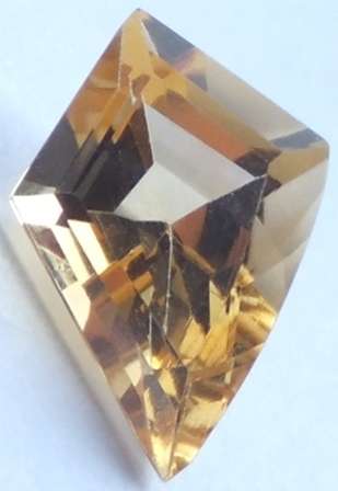 1.6CT NATURAL UNHEATED CITRINE FROM BRAZIL - PEAR SHAPE
