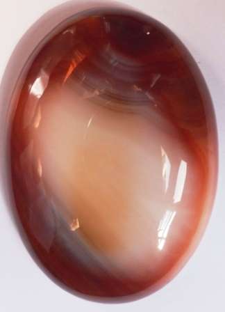 221.65ct - MASSIVE SARDONYX CABOCHON - 60 x 45 mm
