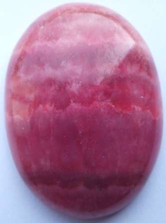 80.7ct LARGE RHODOCHROSITE CABOCHON - 40 x 30 mm