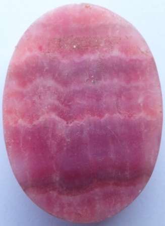 80.7ct LARGE RHODOCHROSITE CABOCHON - 40 x 30 mm