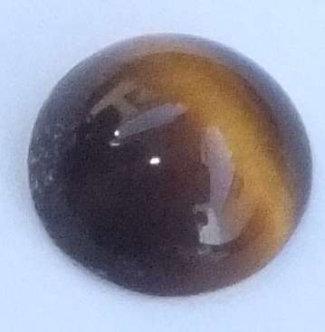 GOLD TIGERS EYE ROUND CABOCHON - 8mm