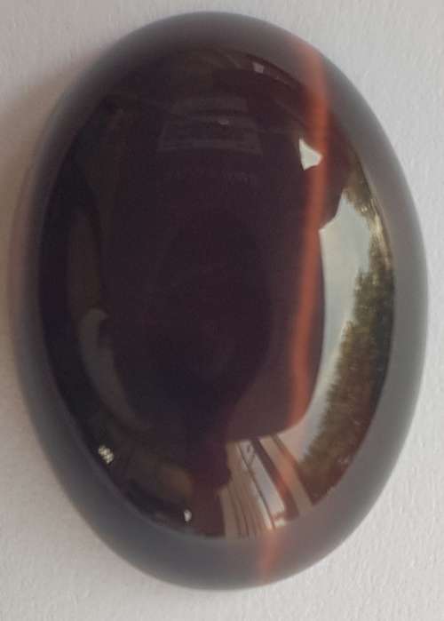 NATURAL RED TIGERS EYE OVAL CABOCHON - 18x13 mm