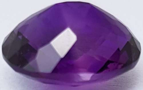GENUINE NATURAL OVAL AMETHYST - TOP QUALITY GEMSTONE - 10 x 8mm