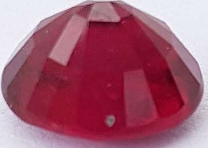 GENUINE OVAL RUBY - 7 x 6mm - 1.6 ct