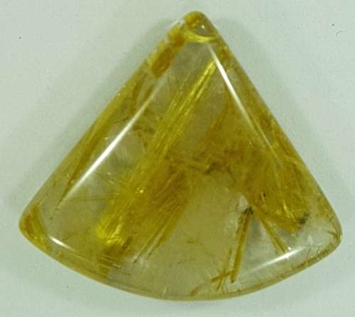 RARE GOLDEN RUTILE QUARTZ CABOCHON - 24.9ct
